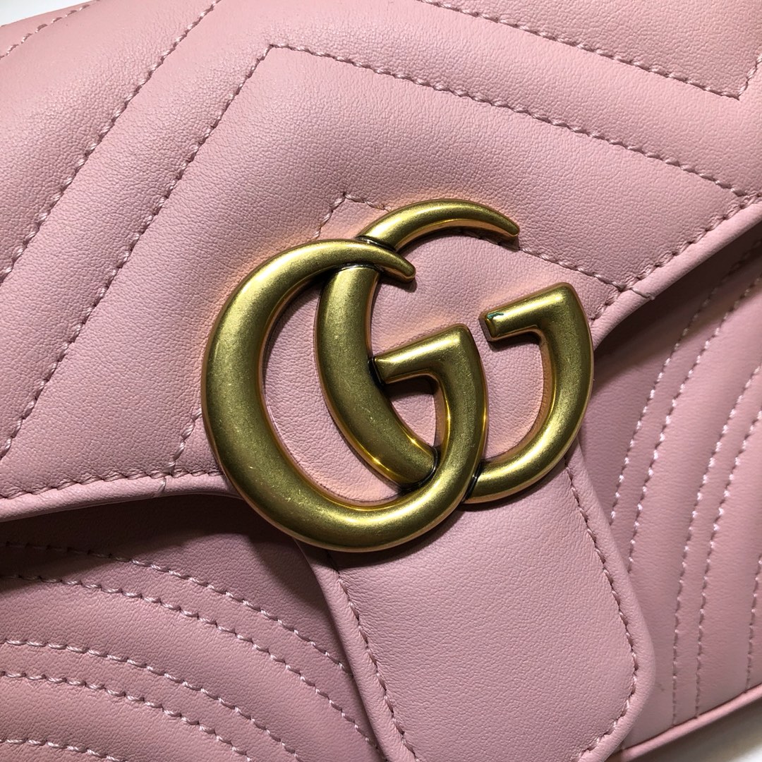 GUCCI古驰GG Marmont系列迷你手提包547260