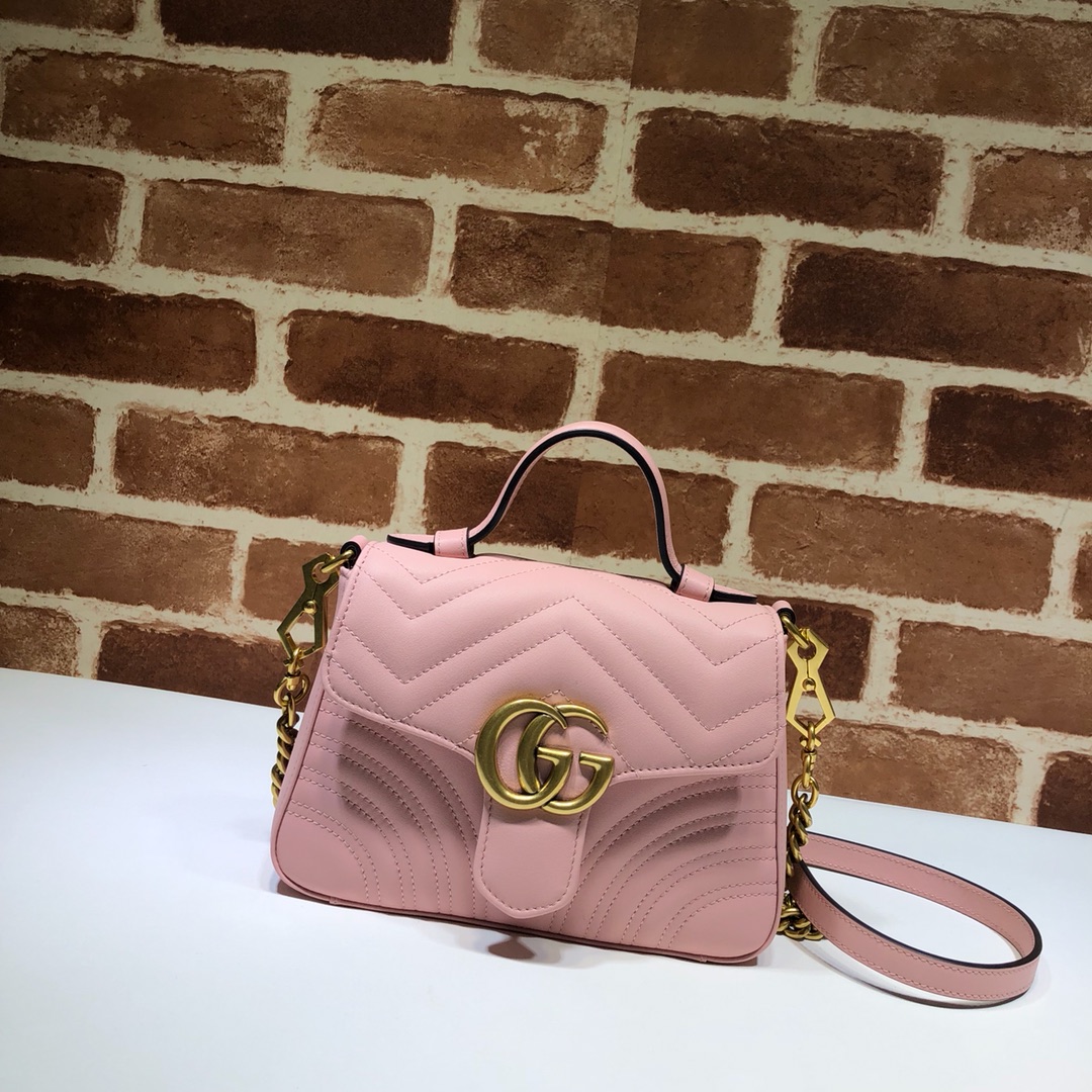 GUCCI古驰GG Marmont系列迷你手提包547260