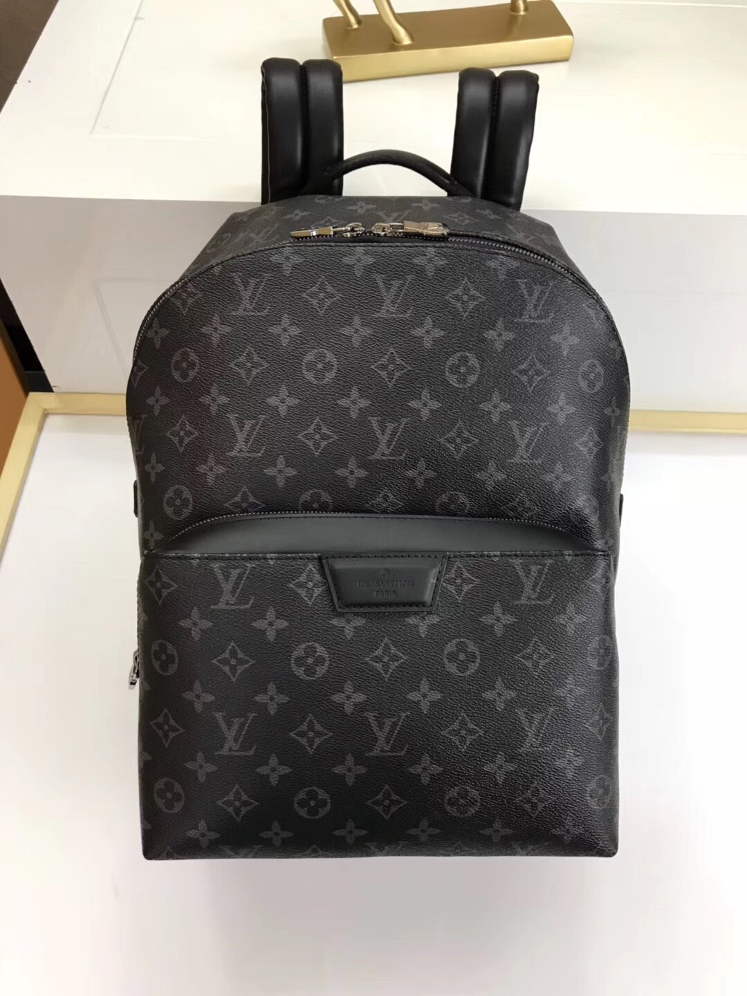 Louis Vuitton Bags Backpack Monogram Eclipse Canvas Cowhide Fabric Casual M43186