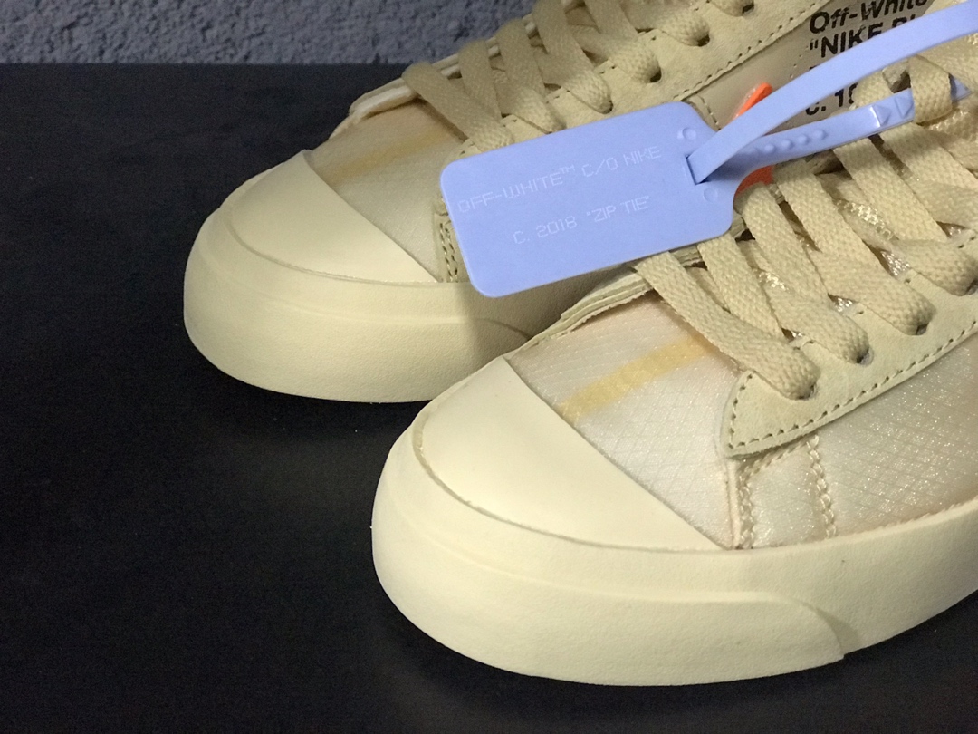 170开拓者OW超限量联名 Nike Blazer Mid Off-White Virgil The Ten 货号：AA3832-700