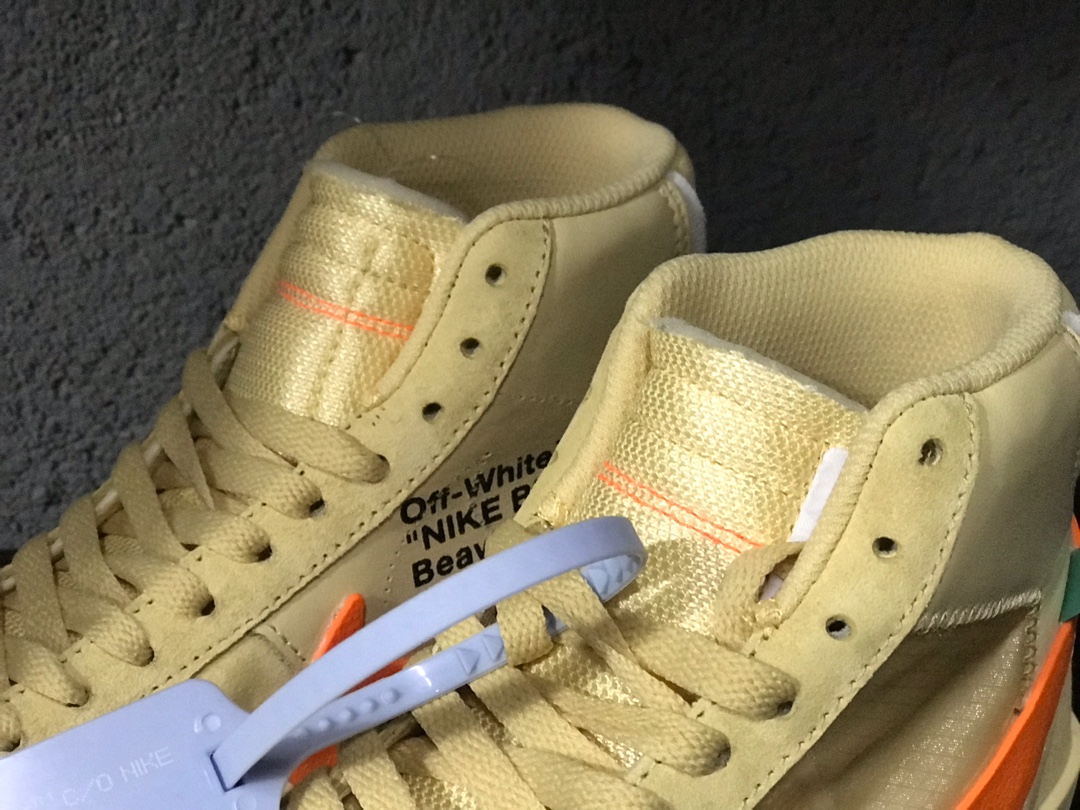 170开拓者OW超限量联名 Nike Blazer Mid Off-White Virgil The Ten 货号：AA3832-700