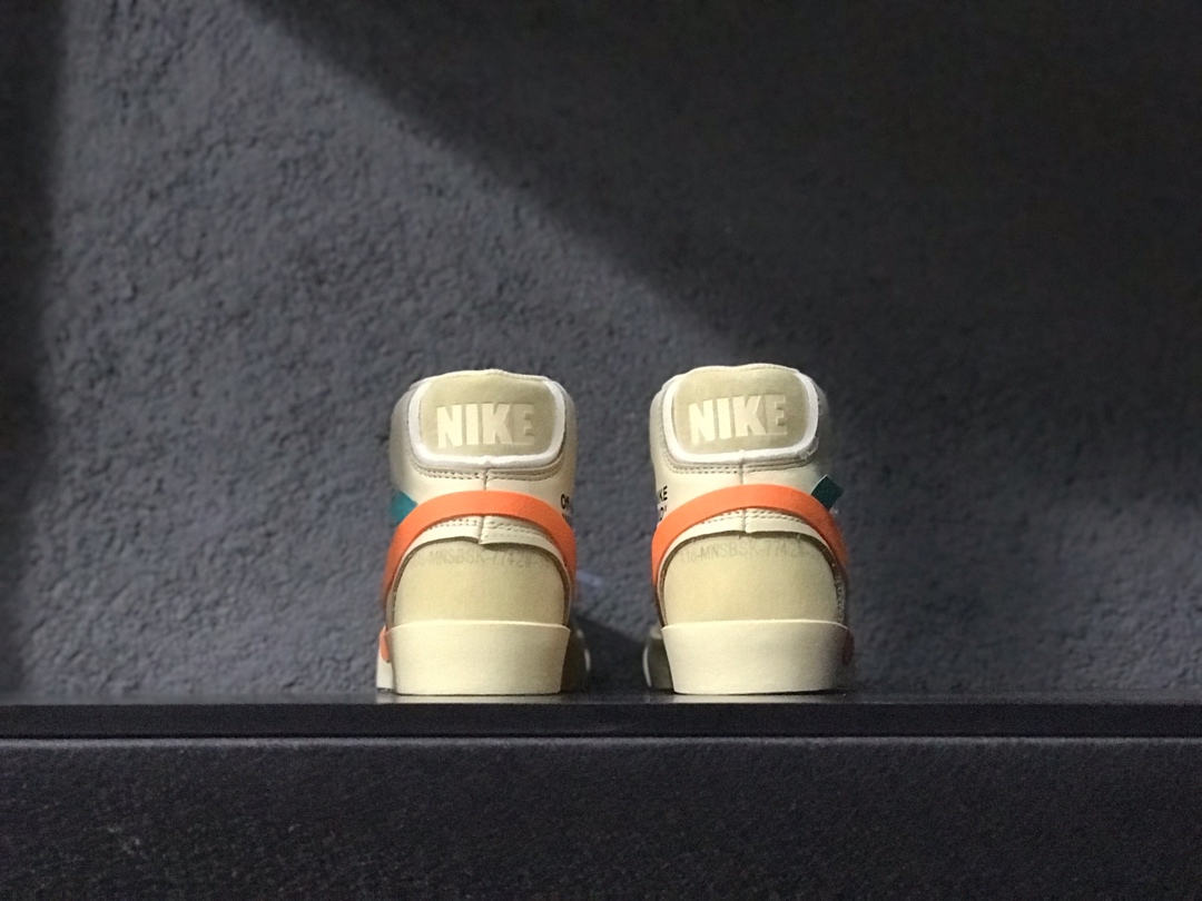 170开拓者OW超限量联名 Nike Blazer Mid Off-White Virgil The Ten 货号：AA3832-700