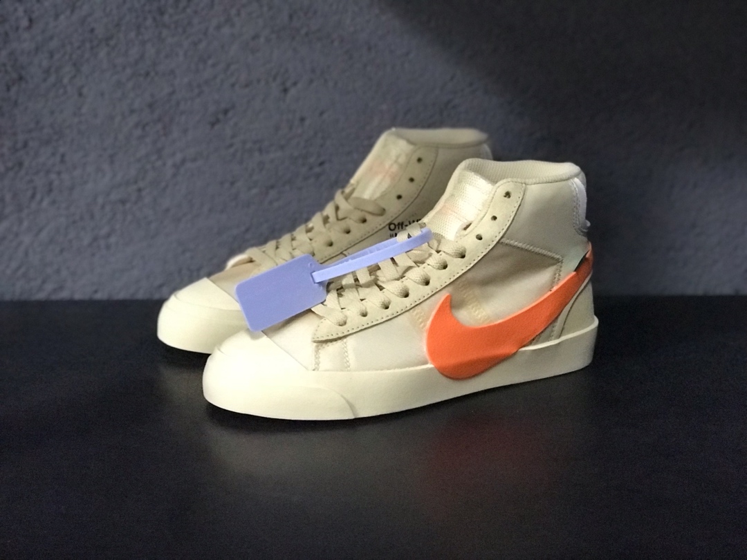 170开拓者OW超限量联名 Nike Blazer Mid Off-White Virgil The Ten 货号：AA3832-700
