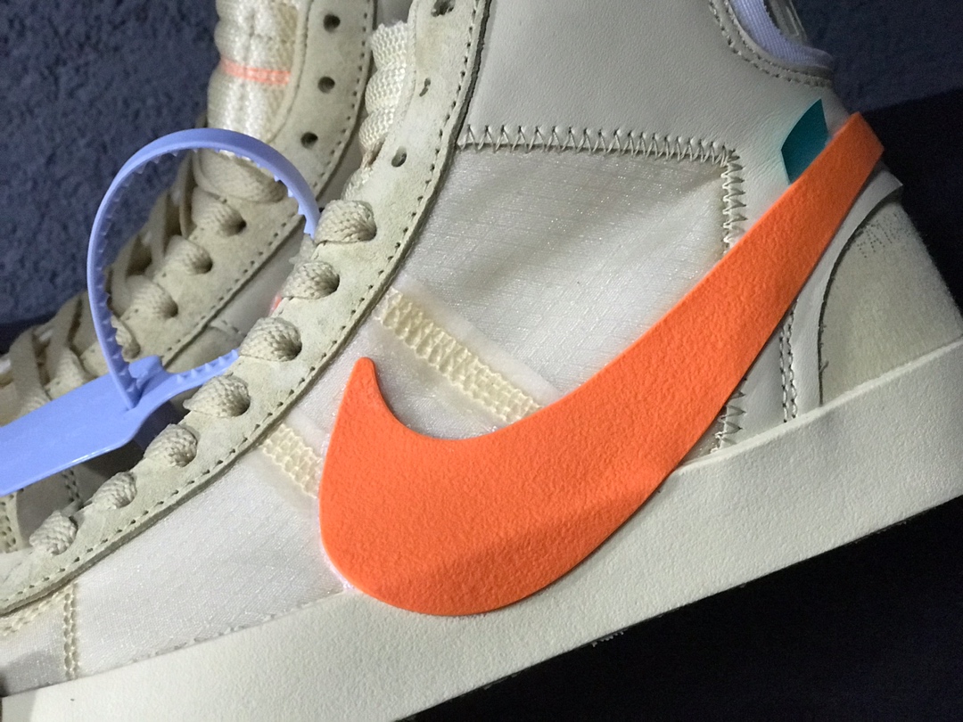 170开拓者OW超限量联名 Nike Blazer Mid Off-White Virgil The Ten 货号：AA3832-700