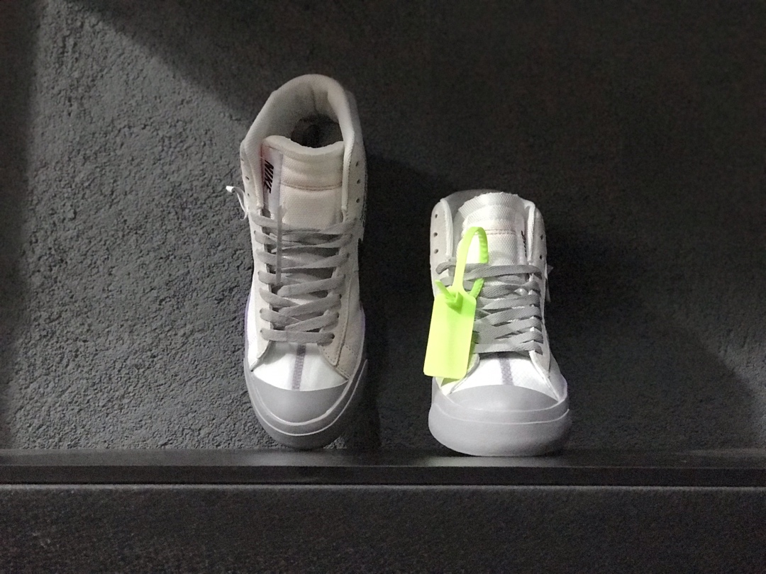 170开拓者OW超限量联名 Nike Blazer Mid Off-White Virgil The Ten 货号：AA3832-002