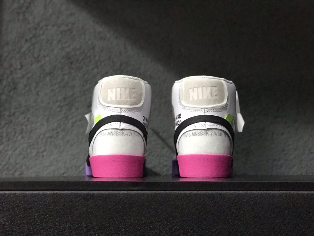 170开拓者OW超限量联名 Nike Blazer Mid Off-White Virgil The Ten 货号：AA3832-002