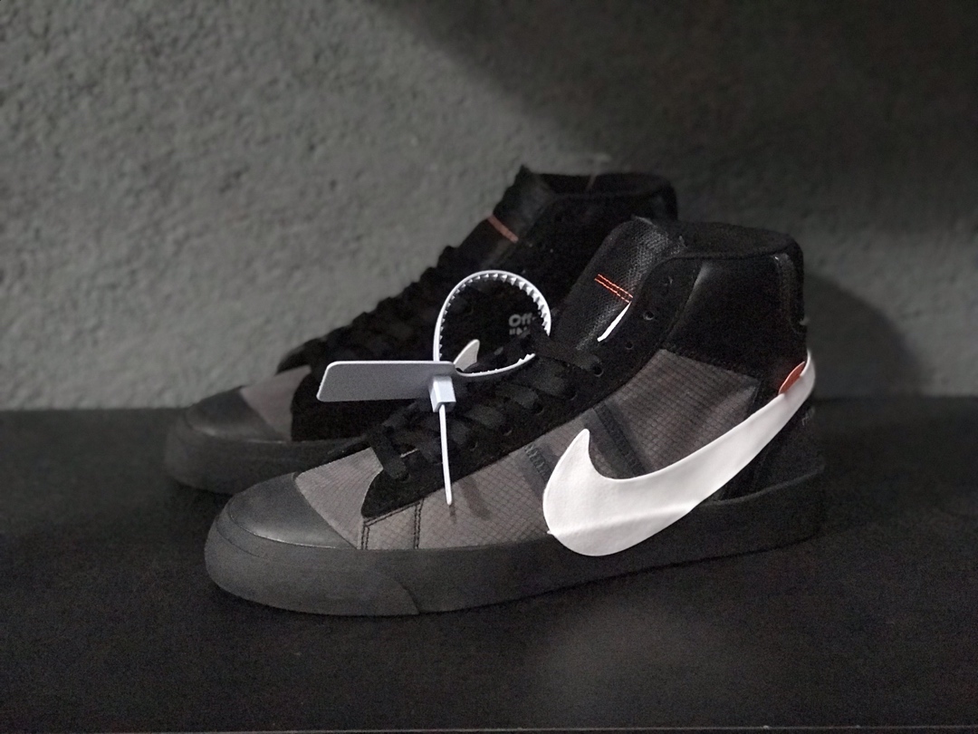 170开拓者OW超限量联名 Nike Blazer Mid Off-White Virgil The Ten 货号：AA3832-001