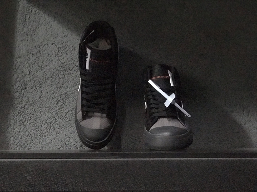 170开拓者OW超限量联名 Nike Blazer Mid Off-White Virgil The Ten 货号：AA3832-001