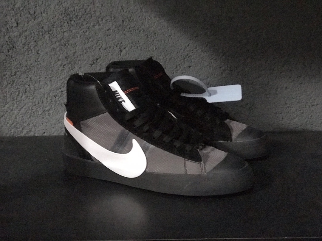 170开拓者OW超限量联名 Nike Blazer Mid Off-White Virgil The Ten 货号：AA3832-001