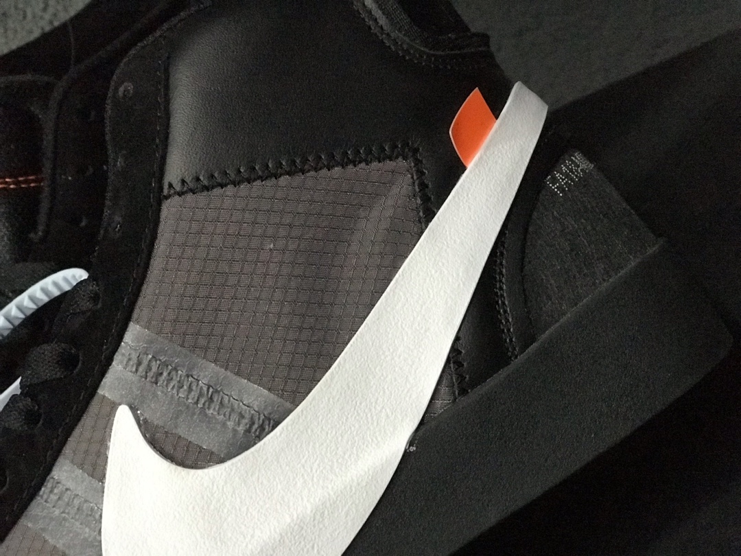 170开拓者OW超限量联名 Nike Blazer Mid Off-White Virgil The Ten 货号：AA3832-001