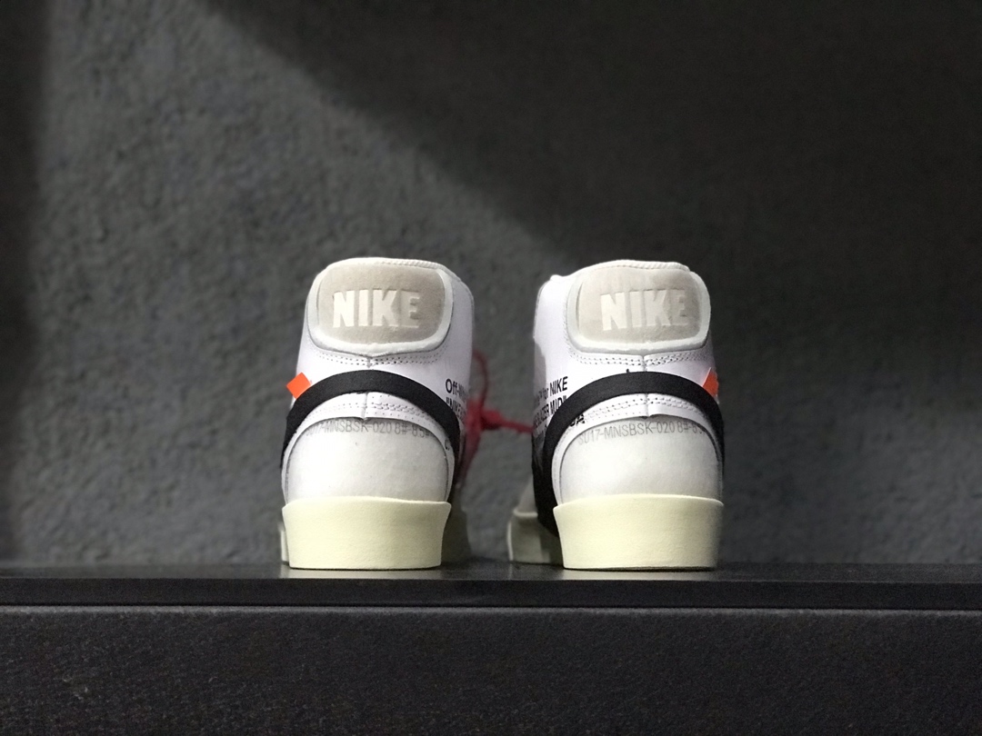 170开拓者OW超限量联名 Nike Blazer Mid Off-White Virgil The Ten 货号：AA3832-100