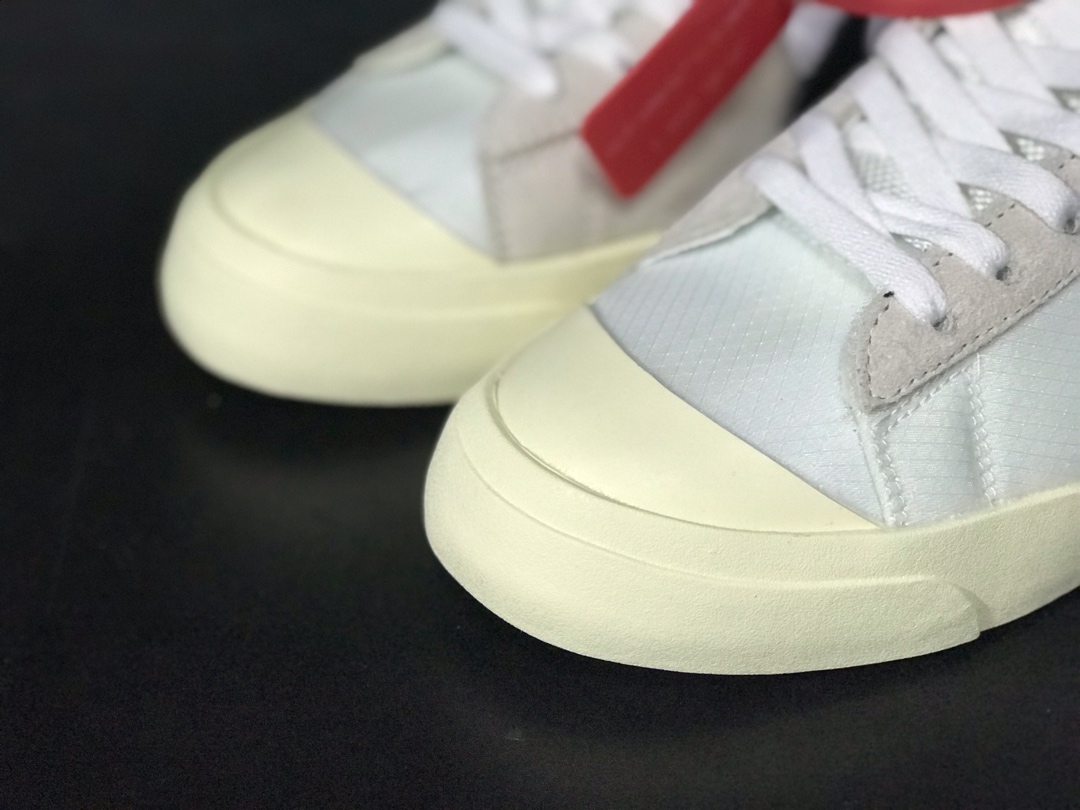 170开拓者OW超限量联名 Nike Blazer Mid Off-White Virgil The Ten 货号：AA3832-100