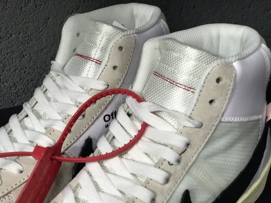 170开拓者OW超限量联名 Nike Blazer Mid Off-White Virgil The Ten 货号：AA3832-100