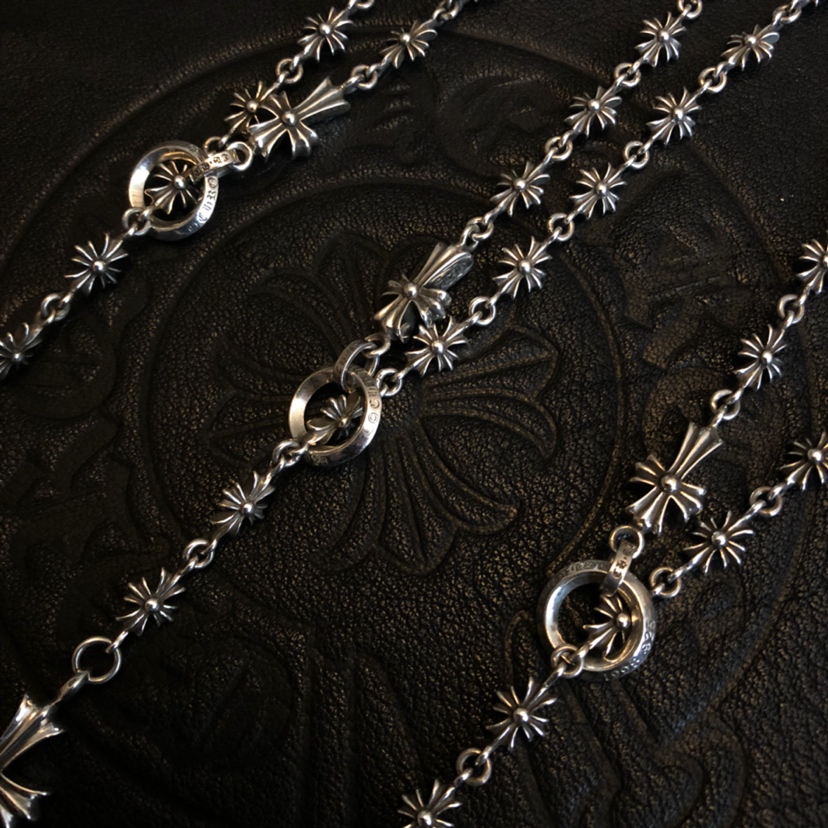 Chrome Hearts MZ出品， 开版 克罗心Chrome Hearts 套环拼接项链