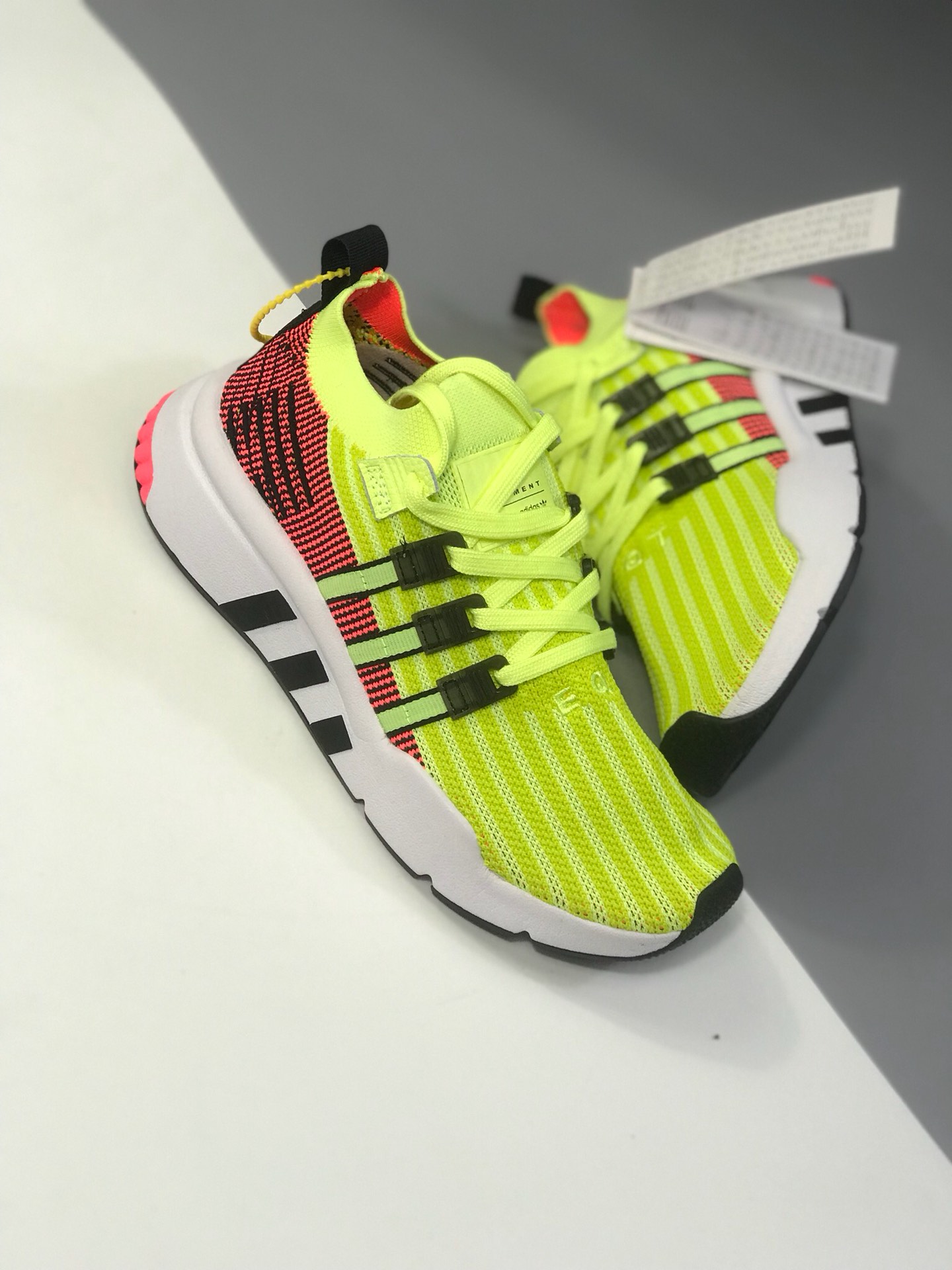 140真标 原盒 adidas originals（阿迪达斯三叶草）2018 EQT SUPPORT MID ADV 情侣款运动鞋