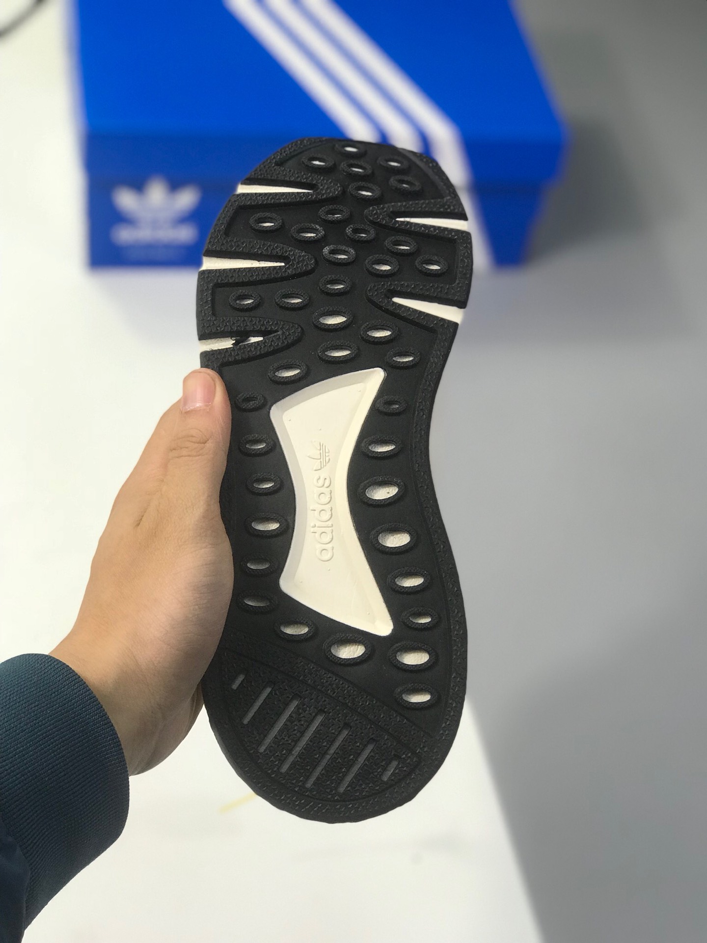 140真标 原盒 adidas originals（阿迪达斯三叶草）2018 EQT SUPPORT MID ADV 情侣款运动鞋