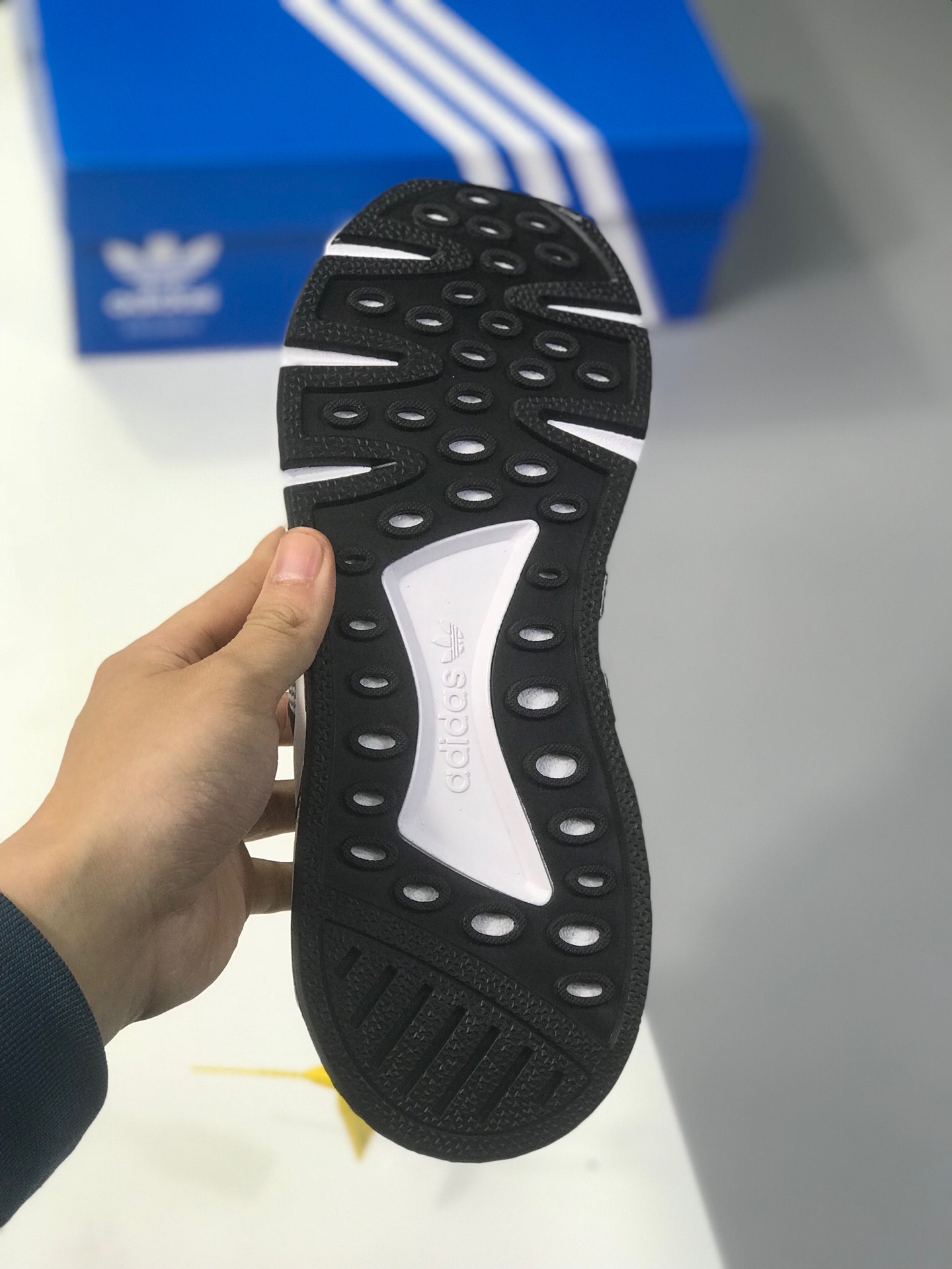 140真标 原盒 adidas originals（阿迪达斯三叶草）2018 EQT SUPPORT MID ADV 情侣款运动鞋