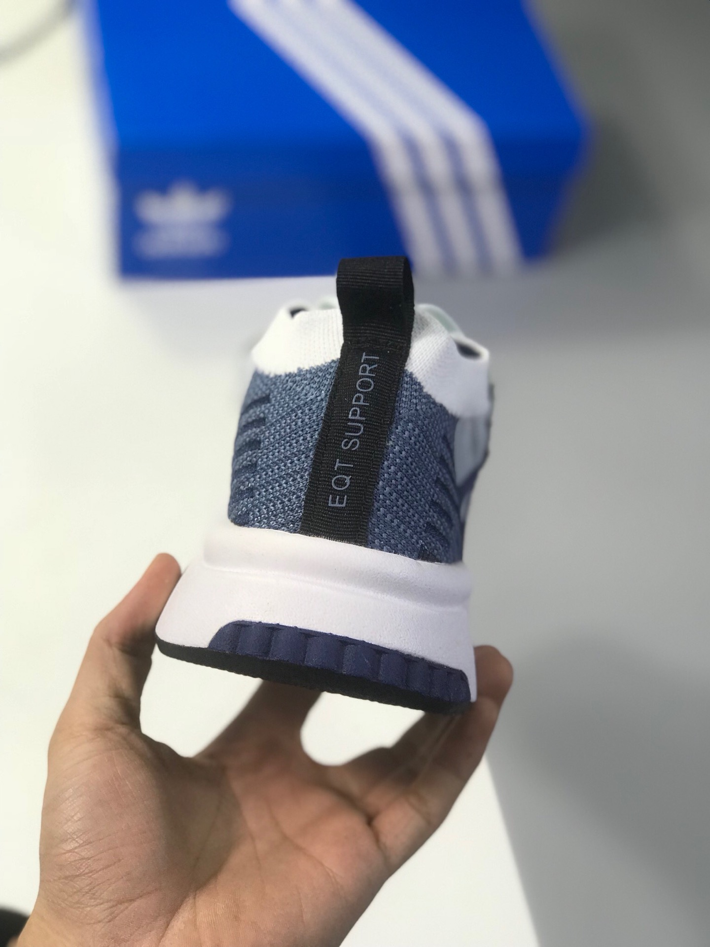 140真标 原盒 adidas originals（阿迪达斯三叶草）2018 EQT SUPPORT MID ADV 情侣款运动鞋