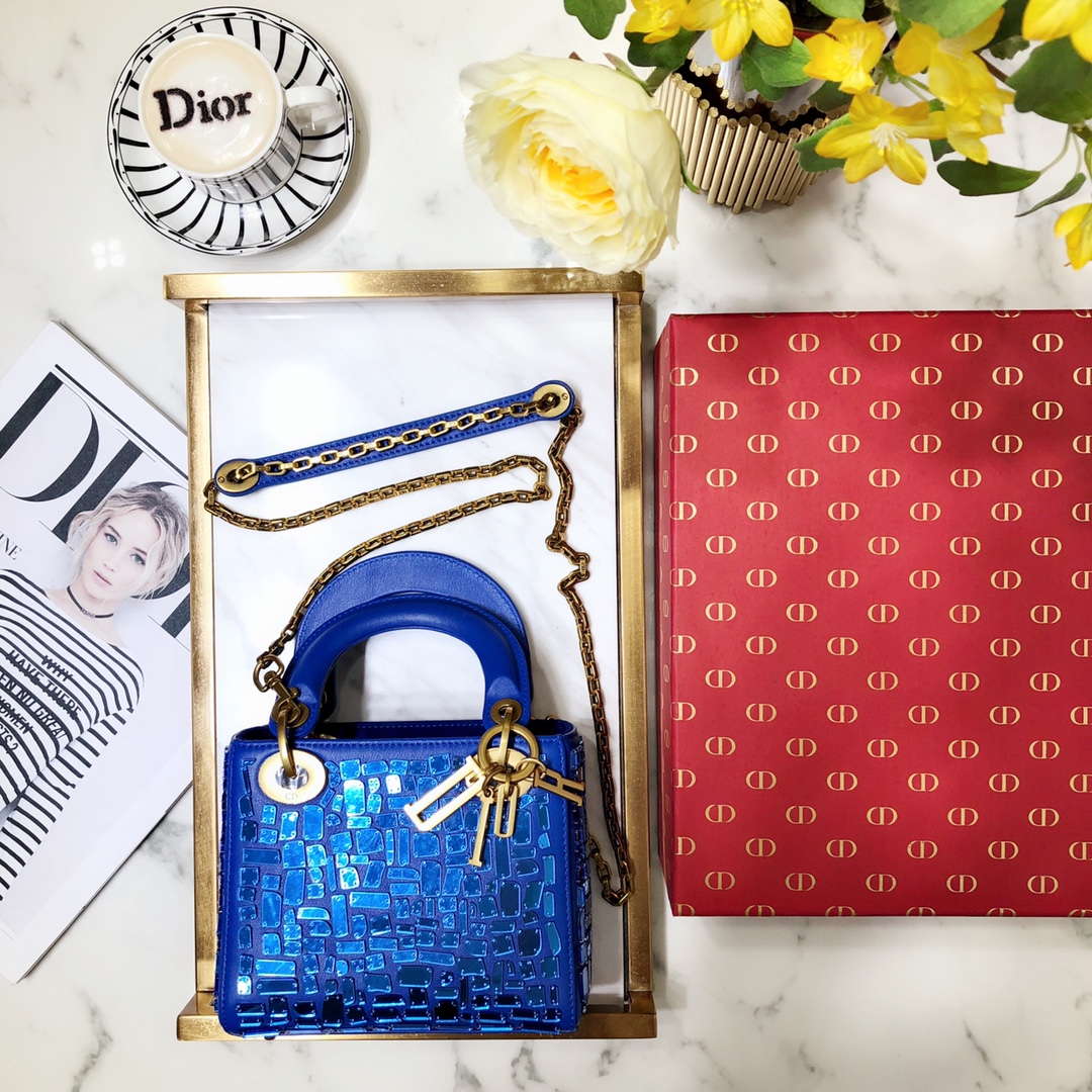 Designer Wholesale Replica
 Dior Bags Handbags Sell Online Luxury Designer
 Silver Embroidery Calfskin Cowhide Lady Chains