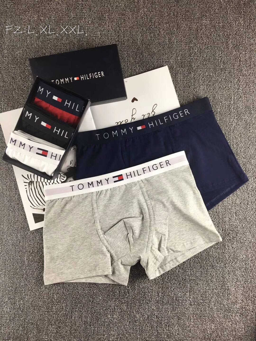 TOMMYHILFIGER汤姆费格奥戴尔面料现货一盒三条四条颜色可选LXL2XL3Xl