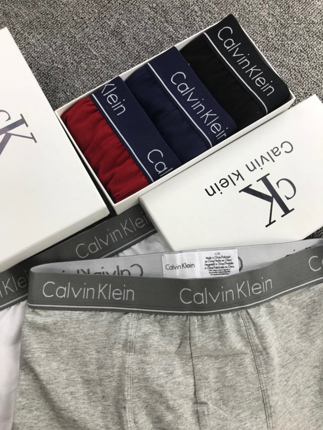  🆕 Calvin Klein 高级奥戴尔面料 原单品质 一盒三条现货 L XL XXL xxxl