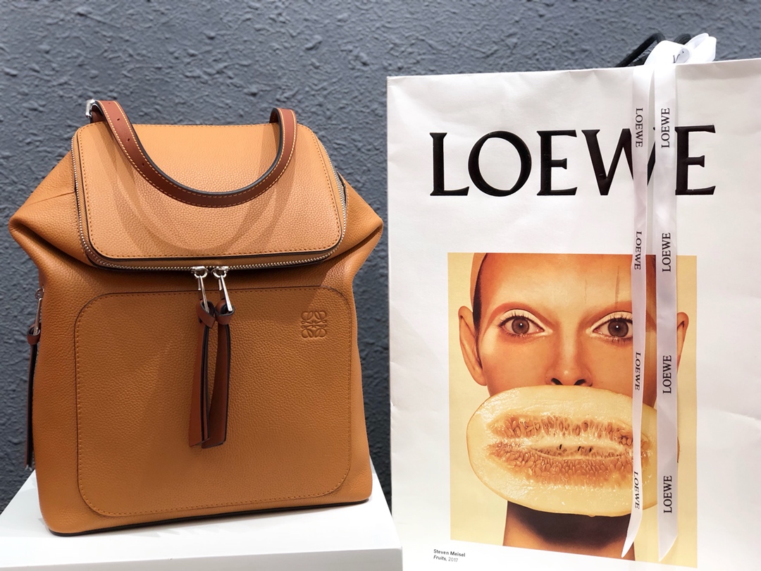 Loewe Goya Bags Backpack Calfskin Cowhide Fashion