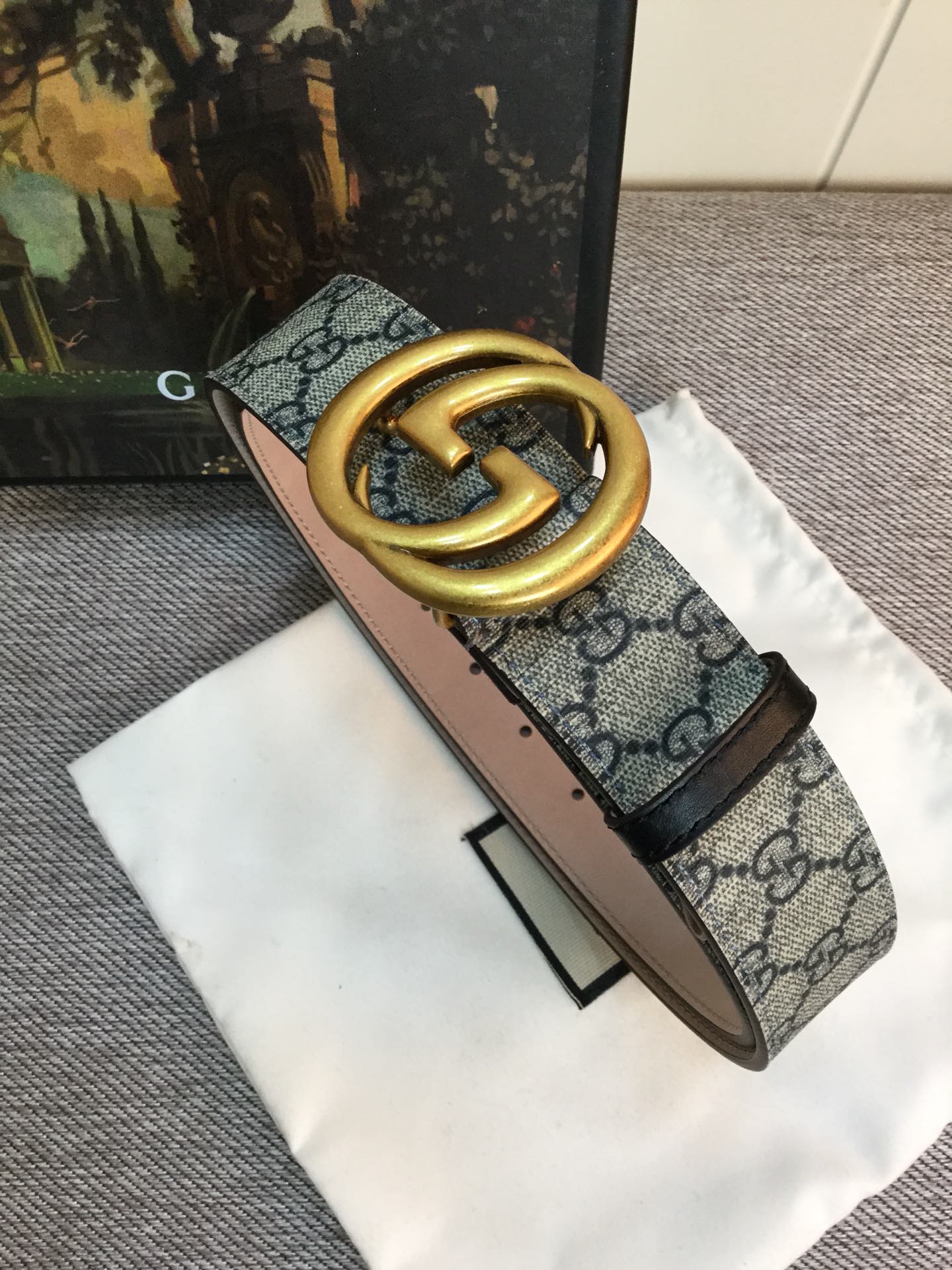 Gucci Style Leather Men's Belts Lookbook Reference image 1