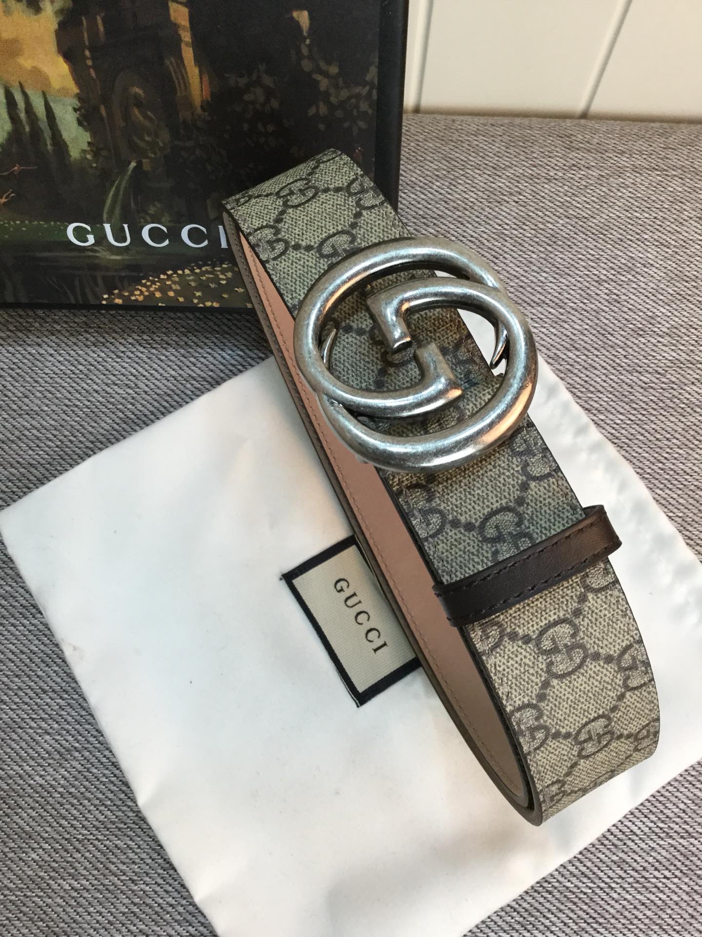 Gucci Style Leather Men's Belts Lookbook Reference image 1