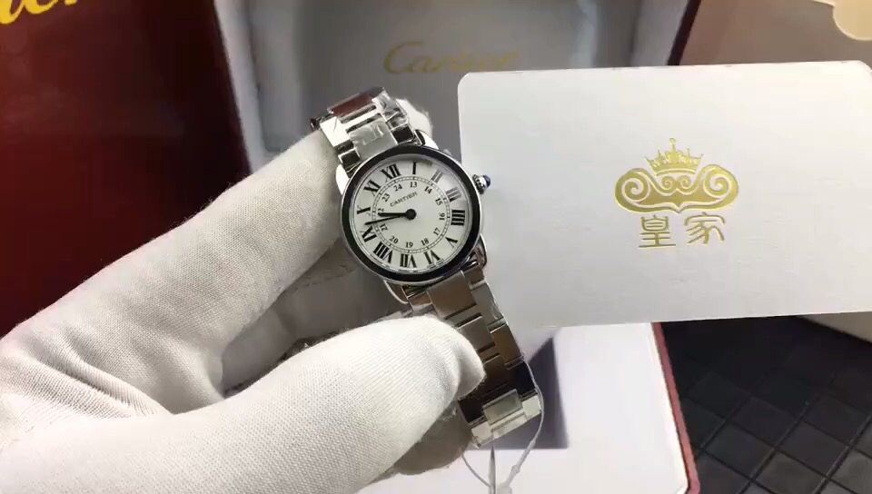 Cartier 皇家 卡地亚伦敦女款腕表视频欣赏