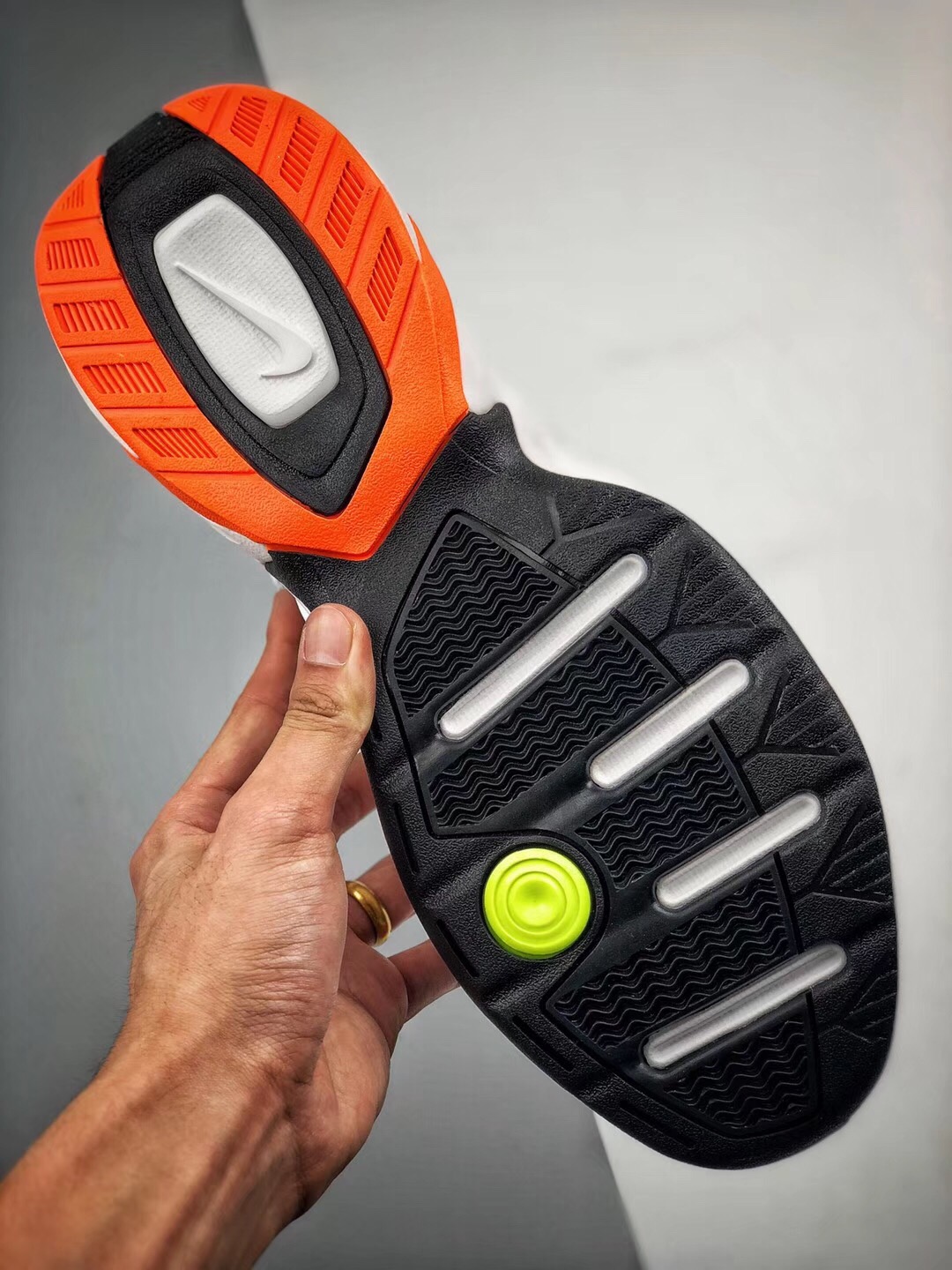 Air Monarch the M2K Tekno 灰黑橙Size：36 36.5 37.5 38 38.5 39 40 40.5 41 42 42.5 43 44 44.5 45