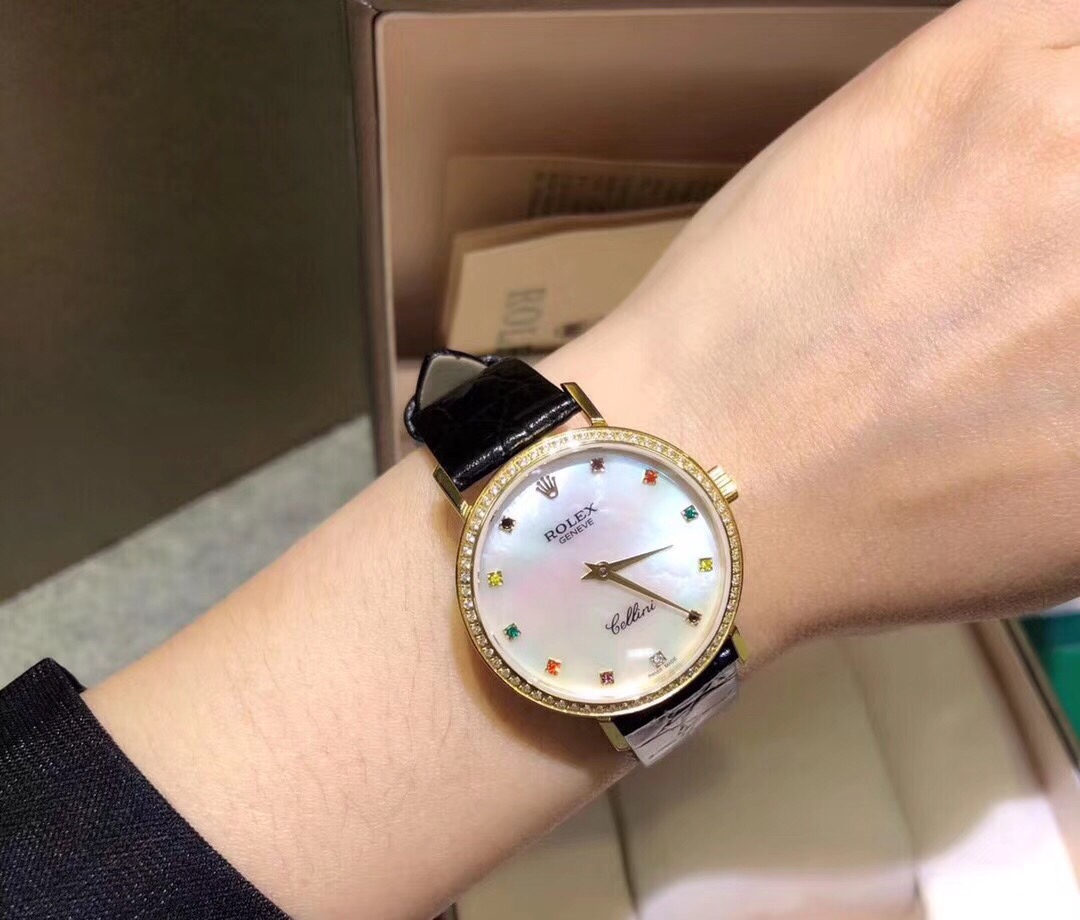 Rolex 一见倾心 劳力士切利尼女款奢华版惊艳上市 表面镶嵌12颗施洛华世奇彩钻 蕴意生命多姿多彩