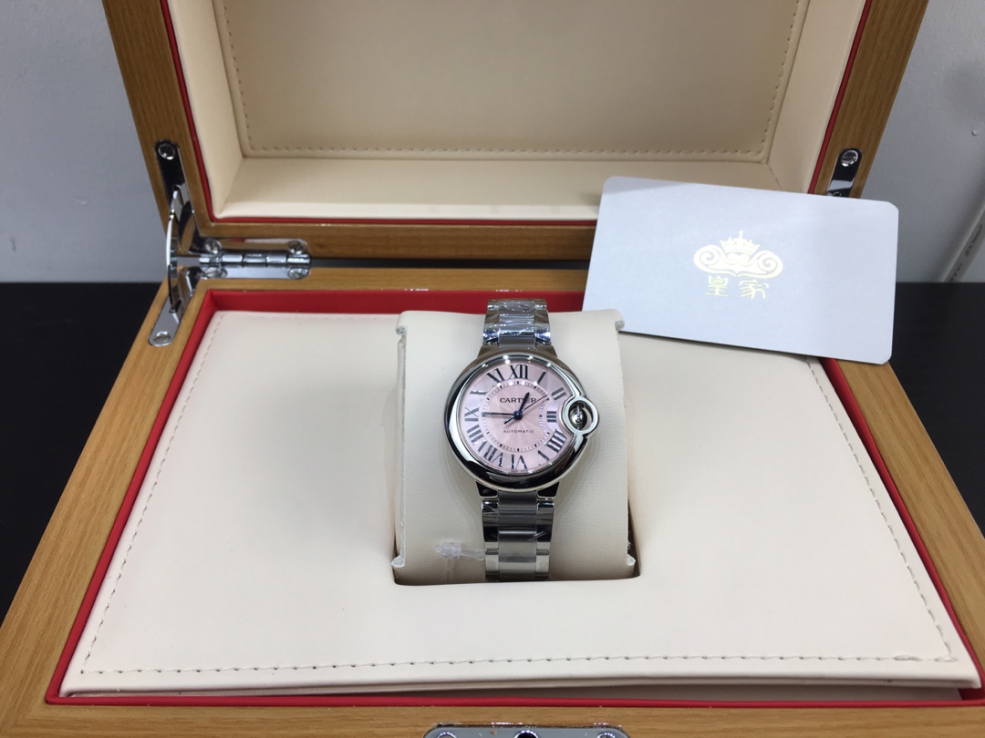 Cartier 皇家 卡地亚蓝气球33粉色腕表
