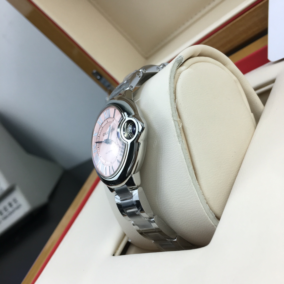 Cartier 皇家 卡地亚蓝气球33粉色腕表