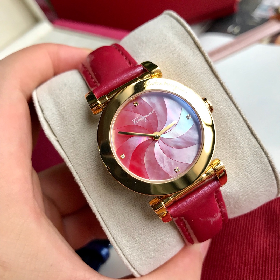 Zenium Watch: Real Feragamo, F50 F-F-F-F-F-F-F-F-F-F-F-F, 31mm Diameter Chart. - 图片 6