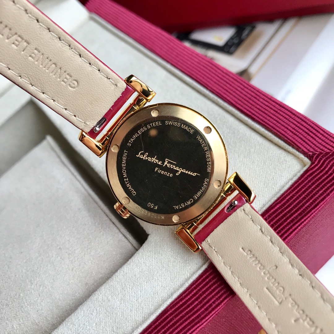 Zenium Watch: Real Feragamo, F50 F-F-F-F-F-F-F-F-F-F-F-F, 31mm Diameter Chart. - 图片 8