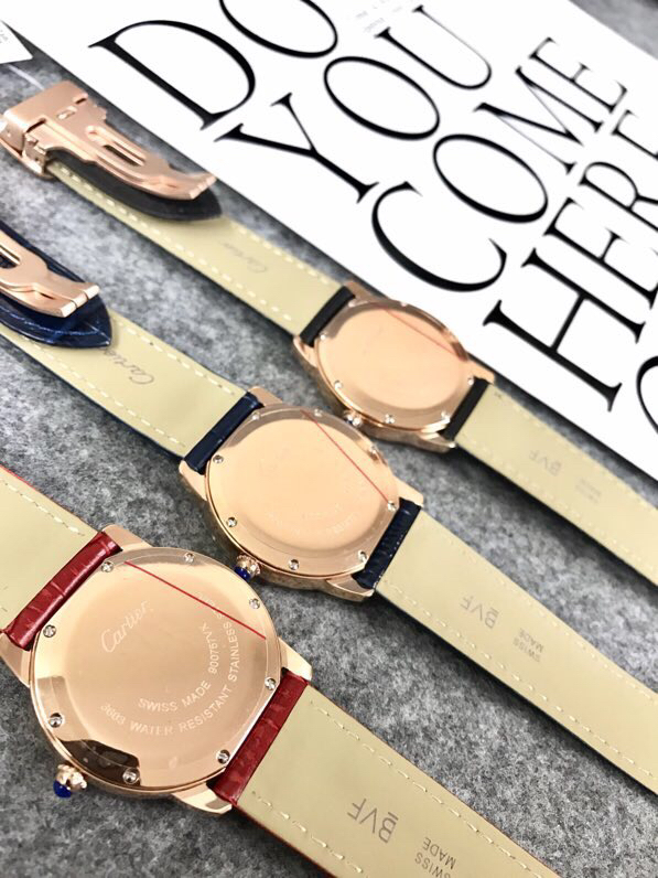 Cartier CARTIER/卡地亚伦敦SOLO系列中性款石英腕表W6700255 日期 显示特殊功能