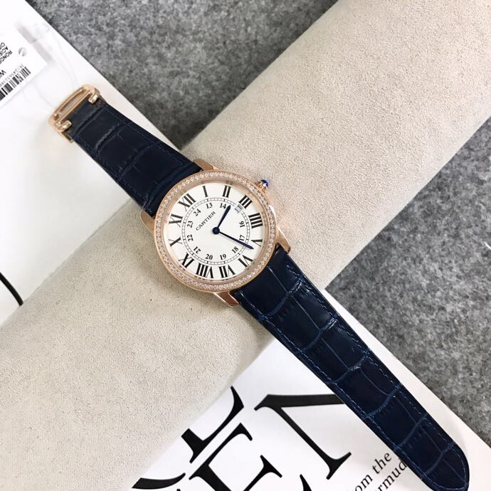 Cartier CARTIER/卡地亚伦敦SOLO系列中性款石英腕表W6700255 日期 显示特殊功能