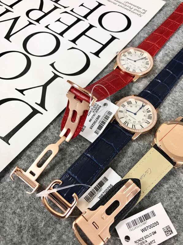 Cartier CARTIER/卡地亚伦敦SOLO系列中性款石英腕表W6700255 日期 显示特殊功能