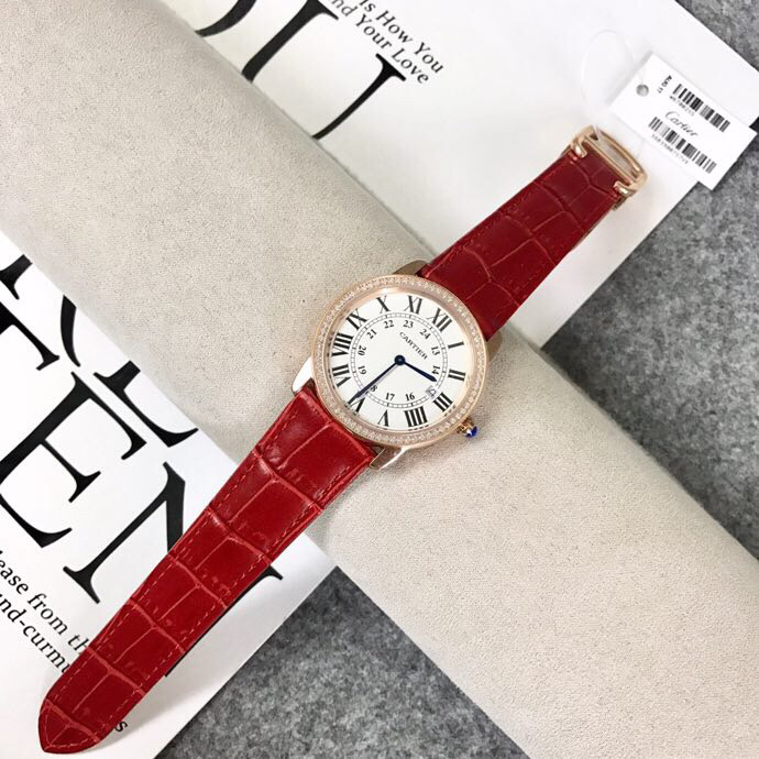 Cartier CARTIER/卡地亚伦敦SOLO系列中性款石英腕表W6700255 日期 显示特殊功能