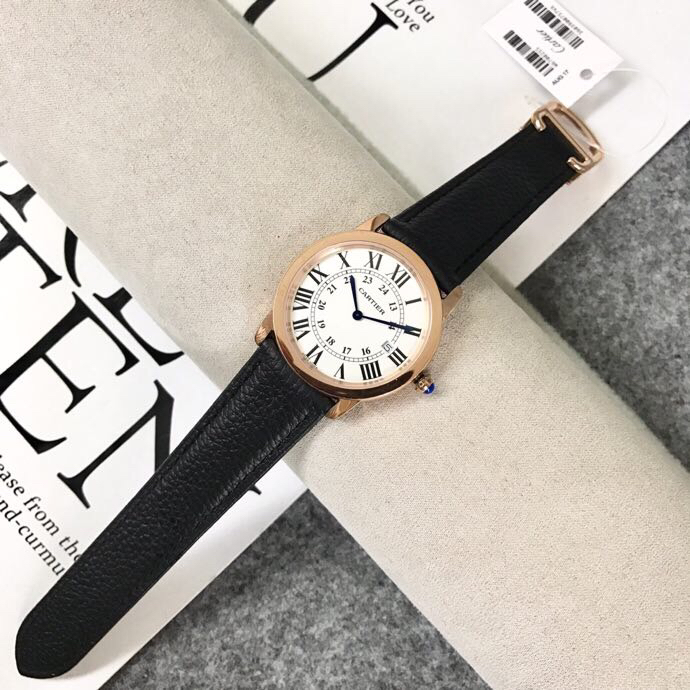 Cartier CARTIER/卡地亚伦敦SOLO系列中性款石英腕表W6700255 日期 显示特殊功能