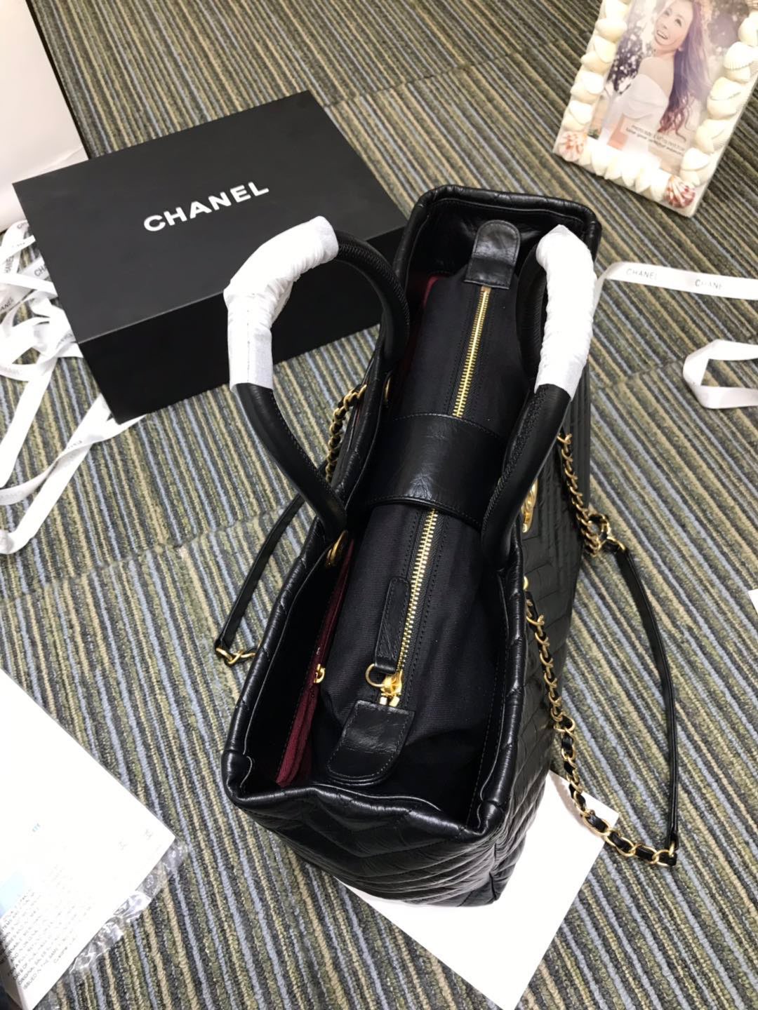 ️💕 A93525# '18 Fall/Winter new arrival Large Shopping Bag, V-chevron 4