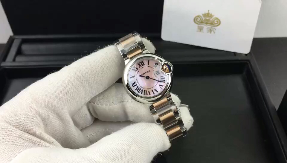 Cartier 皇家 卡地亚蓝气球28尺寸女款腕表视频欣赏