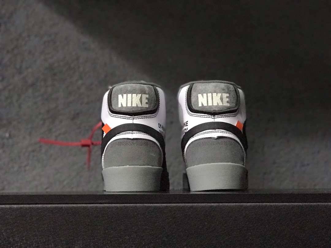 170开拓者OW超限量联名 Nike Blazer Mid Off-White Virgil The Ten 货号：AA3832-001