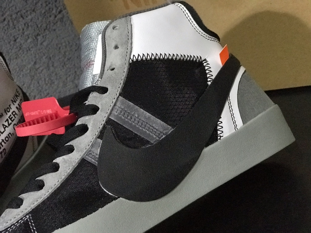 170开拓者OW超限量联名 Nike Blazer Mid Off-White Virgil The Ten 货号：AA3832-001