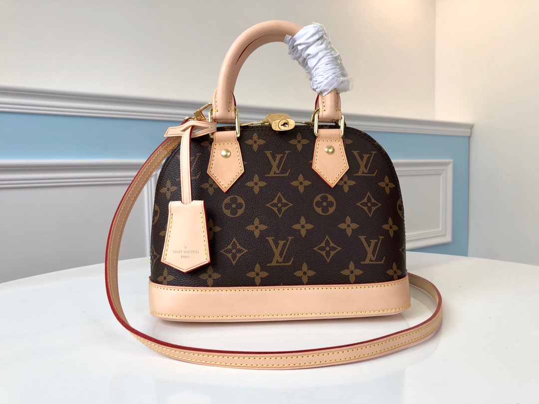 Louis Vuitton LV Alma BB Bags Handbags Buy High Quality Cheap Hot Replica
 Monogram Canvas Cotton Cowhide Mini M53152
