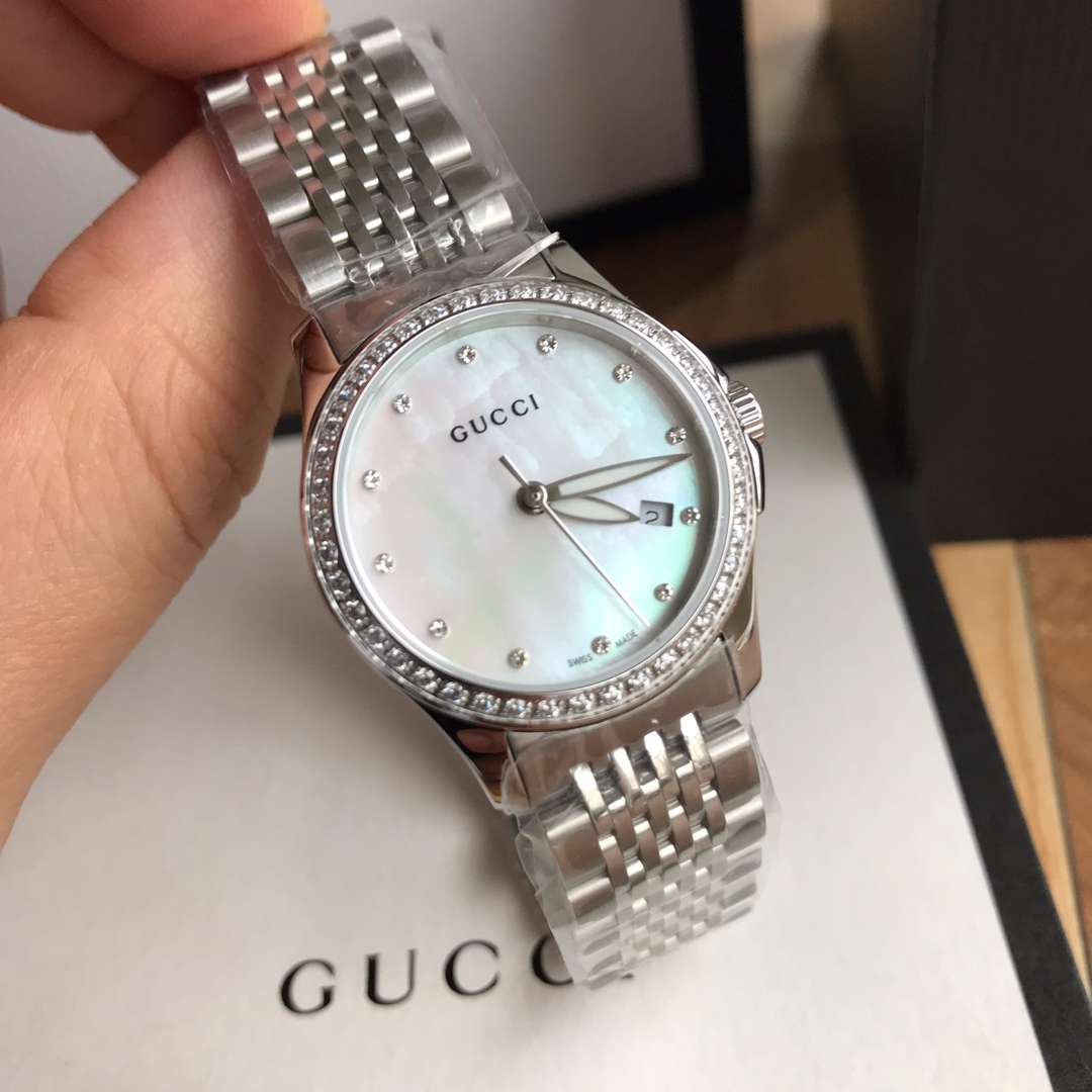 NO:388989,Batch: Original box: 30 classic Gucci women's watch, Original Gucci, Gucci G-timeless series, classic nine-bead strap, beautiful fritillary face, women's ~ 28mm watch diameter, original accessories assembly, brand new and complete set.,,gucci,gucci19860909批: 原盒:30 经典古驰女表,Original Gucci,古驰G-timeless系列,经典九珠表带,唯美贝母面,女～28mm表径,原厂配件组装,全新全套出.,,gucci,gucci,Watch