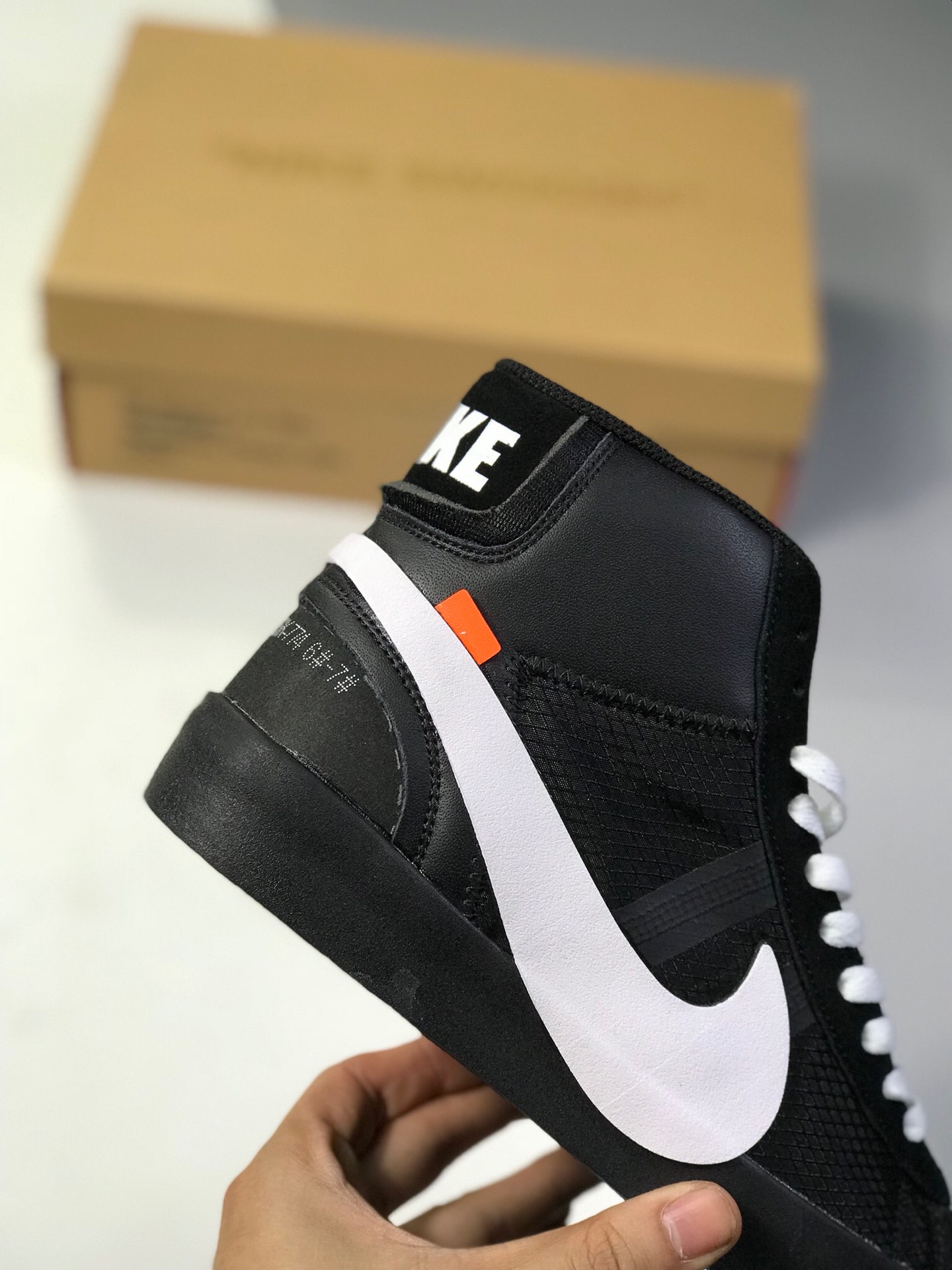 170耐克 The 10: Nike Blazer Mid 高邦板鞋 开拓者联名OW 原装鞋型走线 纯原底 头层