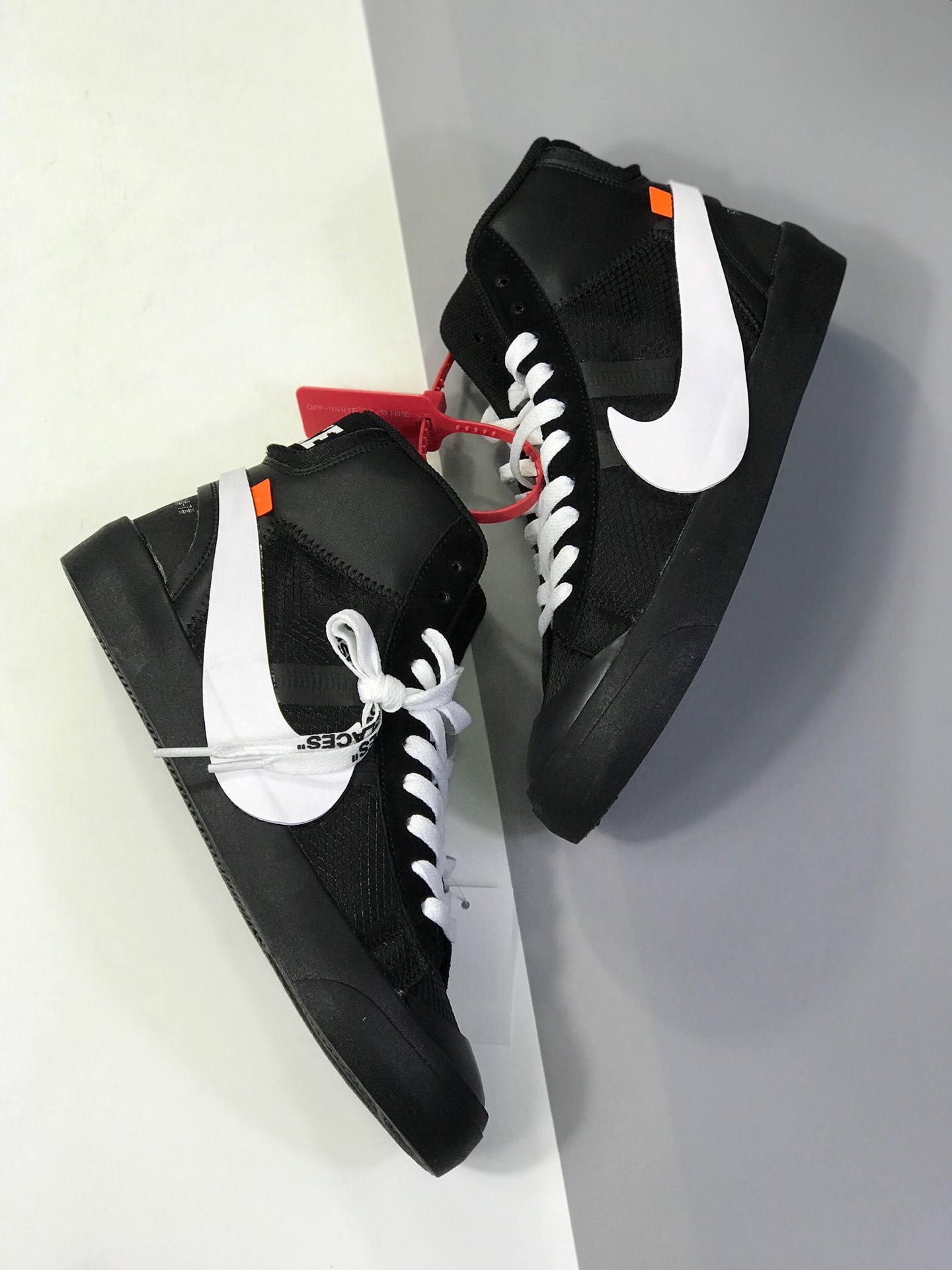 170耐克 The 10: Nike Blazer Mid 高邦板鞋 开拓者联名OW 原装鞋型走线 纯原底 头层