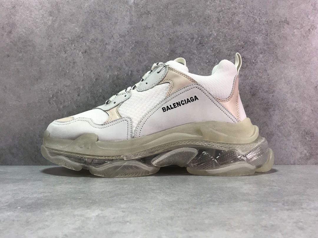 ¡Apoya la apertura de tiendas! [Versión K: París retro] Zapatos de papá retro Balenciaga Trie-S Balenciaga con colchón …