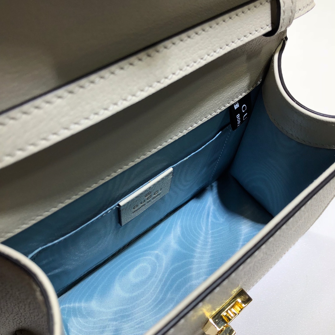 Gucci古驰Sylvie系列蜜蜂星星皮革迷你手袋470270